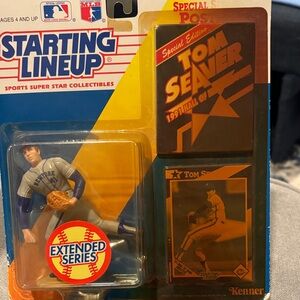 Kenner Starting Lineup Tom Seaver Collectible Figure - Blue and Gray